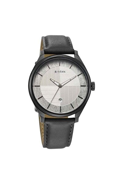 Titan Men’s Watch 1802QL01 – Sleek Metal Case, Minimalist Dial, Adjustable St...