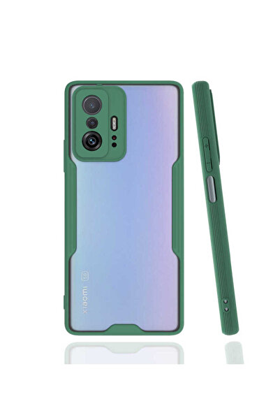 zore Mi 11t 5g Case Shrp Parfe Cover - Dark Green