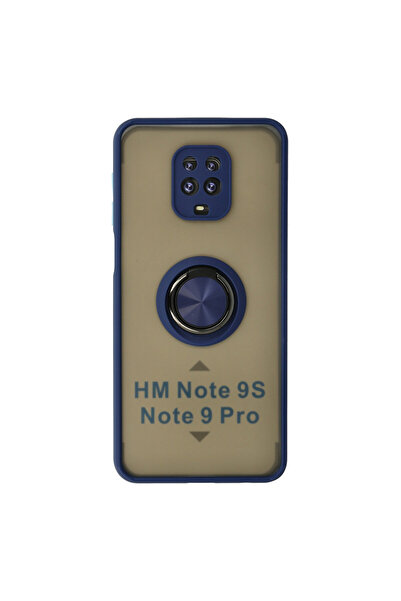 NewFace غطاء حماية سيليكون لهاتف Xiaomi Redmi Note 9 Pro مونتريال مع حلقة - أ...