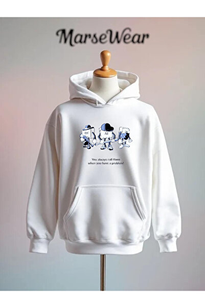 Vordevia سويت شيرت كبير الحجم مطبوع من القطن بثلاث خيوط