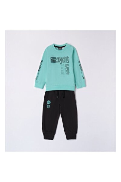 Sarabanda - Blouse and pants set (0.7003), Turquoise, 122-128 cm