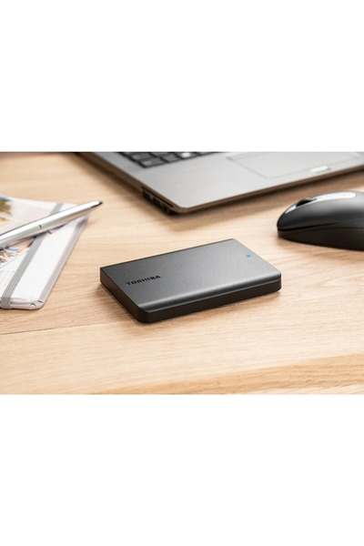 Toshiba HDTB510EK3AA, Canvio Basic, 1TB, 2.5" USB 3.2, Taşınabilir, Harici HDD, (Black)