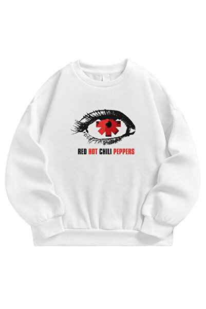 SVART WEAR Red Hot Chili Peppers cu imprimeu supradimensionat Hanorac unisex ...