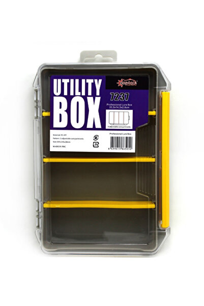 CAPTAIN 7237 Profesyonel Maket Balık ve Jig Kutusu 20x14x3cm