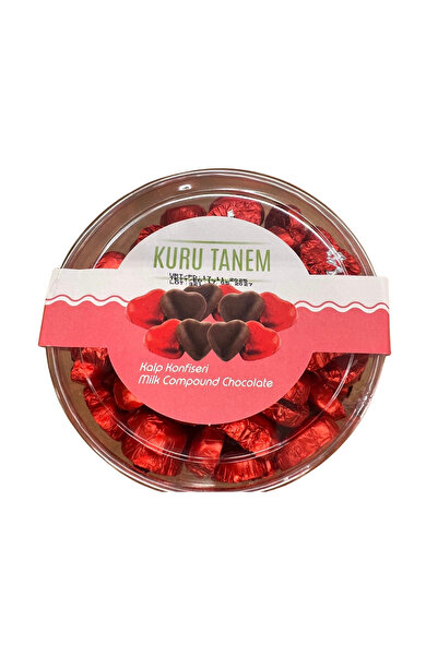 Oruç Kuru Tanem Sevgileler Günü, Kalp Konfiseri Sütlü Çikolata 250 gr x 1 Adet