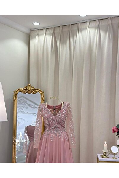 vanus fashion فستان طويل 4446