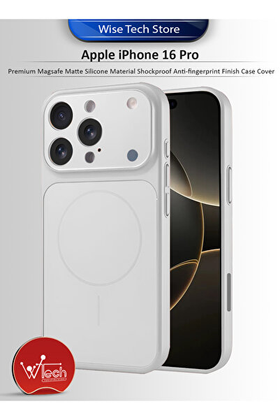Wtech هاتف آبل آيفون 16 برو 2024، مصنوع من مادة السيليكون غير اللامعة المقاوم...