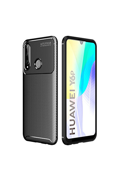 AKSEFİZZ حافظة هواوي Y6P ذات ملمس فريد وغطاء مطفي فاخر يوفر قبضة عالية