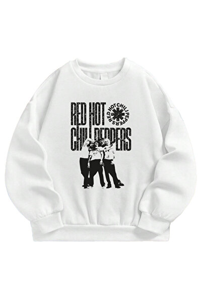 SVART WEAR Red Hot Chili Peppers cu imprimeu supradimensionat Hanorac unisex ...