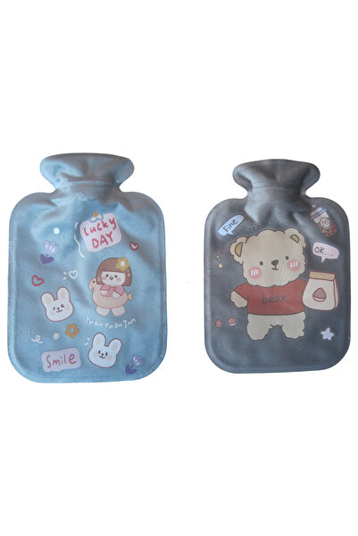 OEM Set 2 sticle termice, 21 x 14, 5 m, 2 x 500 ml, PVC, textil, multicolor