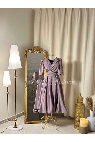 vanus fashion فستان ميدي ( 3 الوان ) 4258