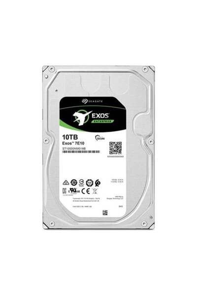 Seagate 10TB EXOS ST10000NM017B 7200 RPM 256MB SATA-3 NAS ve Güvenlik Diski D...