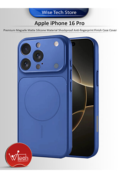 Wtech هاتف آبل آيفون 16 برو 2024، مصنوع من مادة السيليكون غير اللامعة المقاوم...
