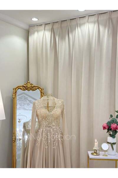 vanus fashion فستان سهرة طويل 4174