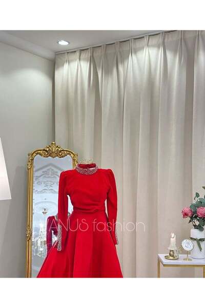 vanus fashion فستان مخملي قصير ( 2 لونين) 4150