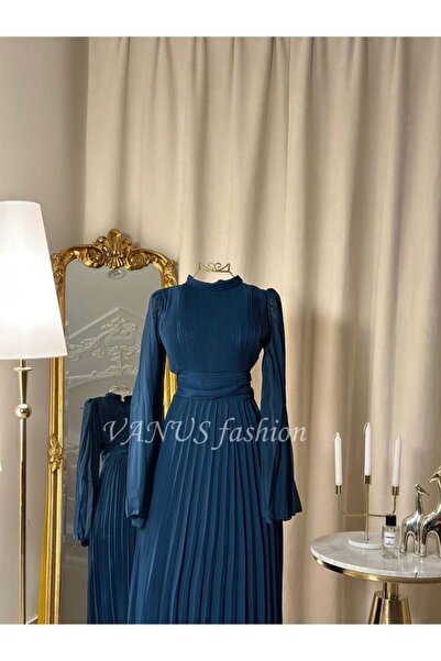 vanus fashion Pleated midi dress (5 colors) 4337