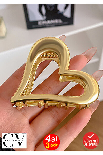 cityvision Cataramă metalică model inimă 6 cm