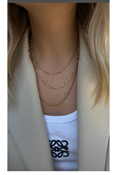 shop قلادة سلسلة ثلاثية