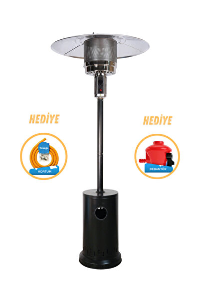 Trungo Palmiye Soba Dış Mekan Açık Alan Şemsiye Isıtıcı PLMY-SİYAH