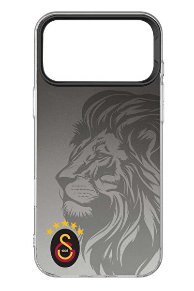 Galatasaray iPhone 17 Pro Uyumlu 5 Yıldız Aslan Premium Lisanslı Telefon Kılıfı