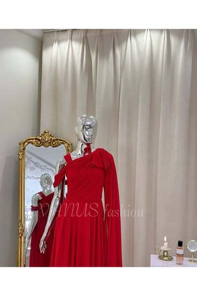 vanus fashion فستان سهرة طويل 4211