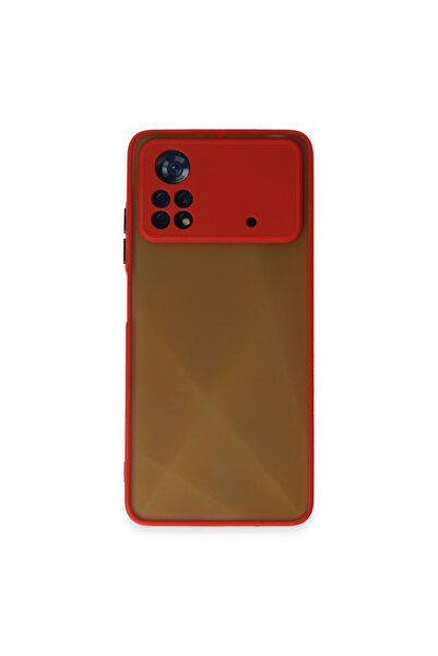 NewFace Xiaomi Poco X4 Pro 5g Case Montreal Silicone Cover - Red