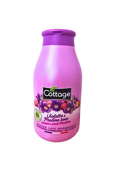 Cottage Set of 3 x Shower Milk with Violets and Pink Pralines, 250 ml
