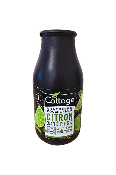 Cottage Set 2 x Gel de Dus si Sampon de Par Spicy Lemon, Barbati, 250 ml