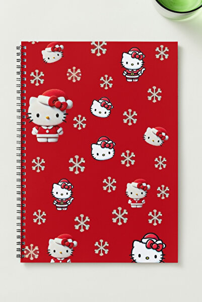 BLACKONECLASS YENİYIL (YILBAŞI) TEMALI A5 Metal Spiralli Çizgisiz Sert Kapak ...