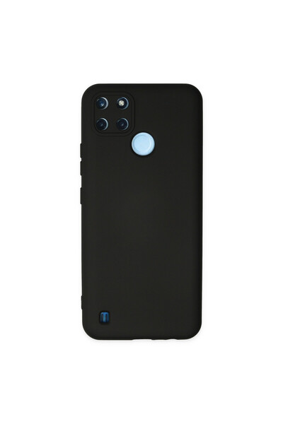 NewFace Realme c25y case nano inner velvet silicone - black