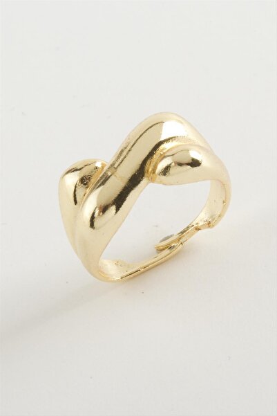 ZERO LAND 1591732739 خاتم معدني بيضاوي (143217) - لون فضي