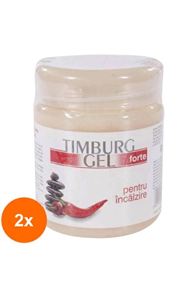 Timburg Set 2 x Gel pentru Masaj cu Efect de Incalzire Gel Forte, 500 ml