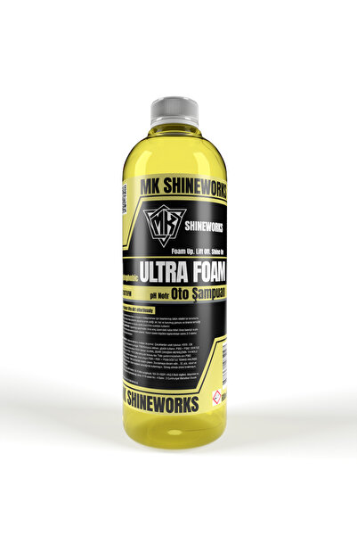 MK SHINEWORKS ULTRA FOAM OTO ŞAMPUAN YÜKSEK PARLAKLIK VE CİLALI PH NÖTR 600 ML
