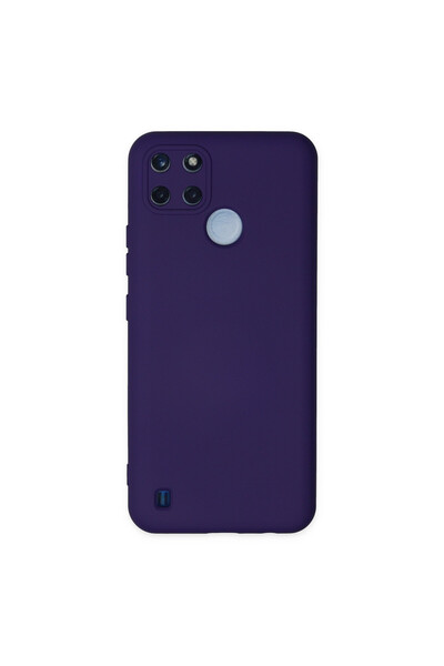 NewFace Realme c25y case nano inner velvet silicone - purple