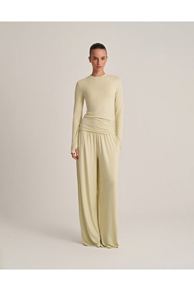 lessandromance Fit Cut Long Sleeve T-Shirt Lime