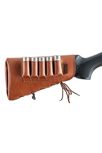 Genel Markalar Deri Dipçik Fişekliği - - Taba - 5'li