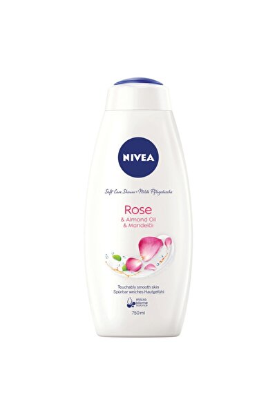 NIVEA Set of 2 x Roses Care Shower Gel, 750 ml