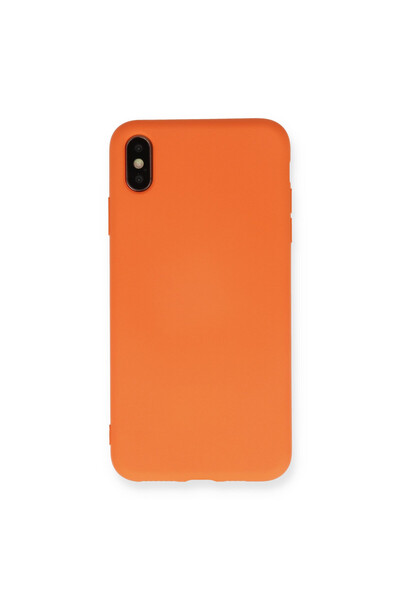 NewFace Iphone x case nano inner velvet silicone - orange