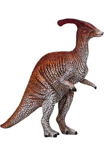 MOJO تمثال ديناصور باراسورولوفوس الأحمر