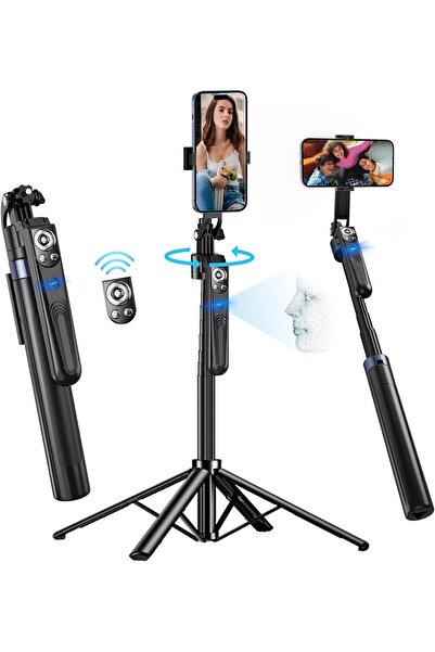 EXRP حامل ثلاثي القوائم مزود بخاصية تتبع الوجه التلقائي بزاوية 360 درجة مع حا...