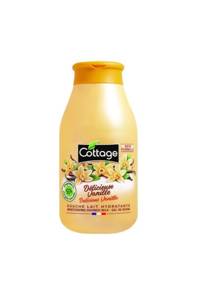 Cottage Gel de Dus si Lapte de Baie, Cottage, Vanilie, 250 ml