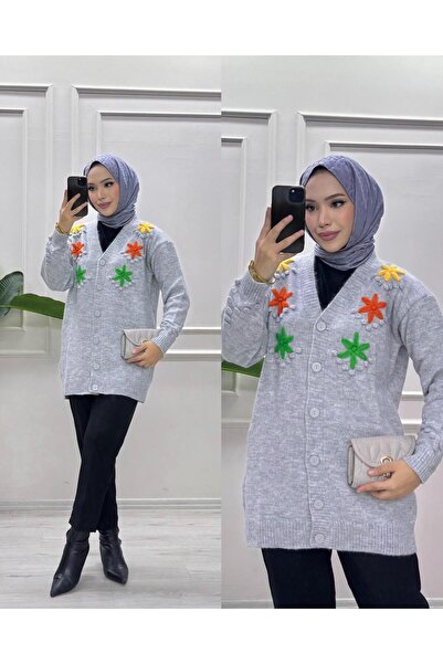 moda acar Star Detailled Cardigan