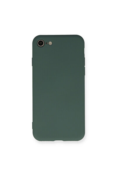 NewFace iPhone 7 Case Nano Inside Velvet Silicone - Dark Green