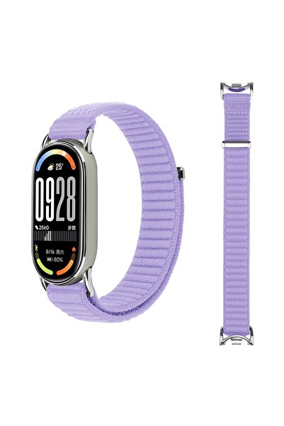 Nextron Xiaomi Mi Band 8 Mi Band 9 Mi Band 10 Uyumlu Hasır Örgü Dokuma Cırtlı...