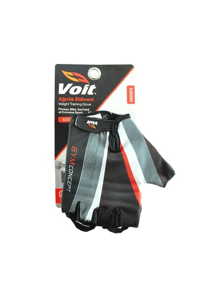 Voit Unisex Red-Gray 8201 Weight Gloves Training Gloves 1Vtake8201-024
