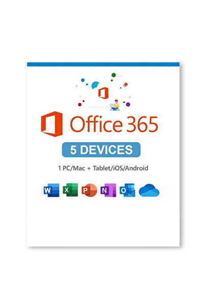 MICROSOFT Office 365 Account for 5 Devices