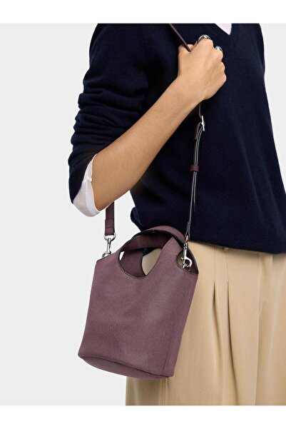 PARFOIS Deri Efektli Bucket Çanta