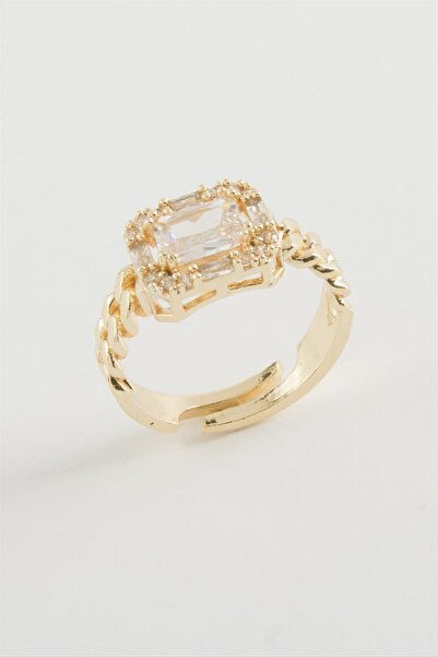 ZERO LAND 1594930739 حجر زركون باجيت (143049) خاتم - لون فضي