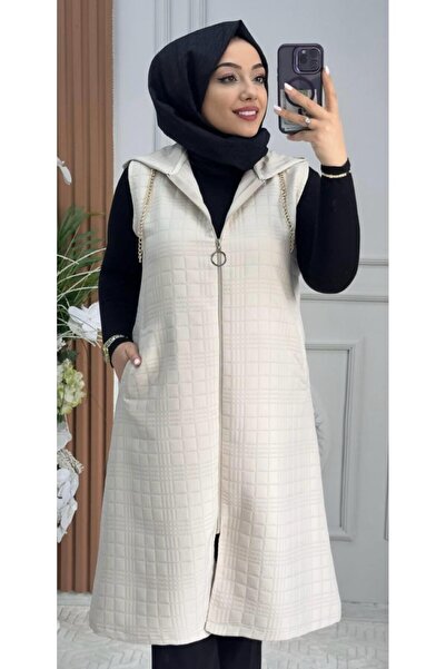 Ebrarengiz Moda Жіночий жилет з капітоном