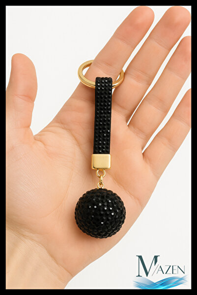 MAZEN Shiny Crystal Ball Keychain |   Bag Ornament Charm |   Women's Accessor...